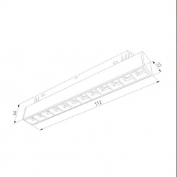 Трековый светодиодный светильник Elektrostandard Slim Magnetic 85004/01 a057192
