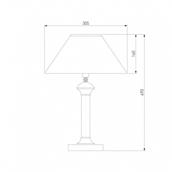 Настольная лампа Eurosvet Majorka 008 белый