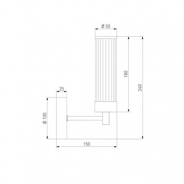 Бра Eurosvet Oriens 60166/1
