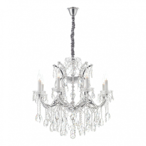 Подвесная люстра iLamp Diamond 6071-8 CR+CL