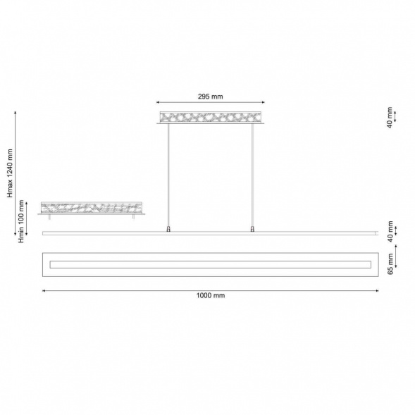 Подвесной светодиодный светильник Lucia Tucci Modena 168.1 LED