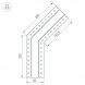 Коннектор угловой Arlight SL-Linia32-Fantom-135 030093