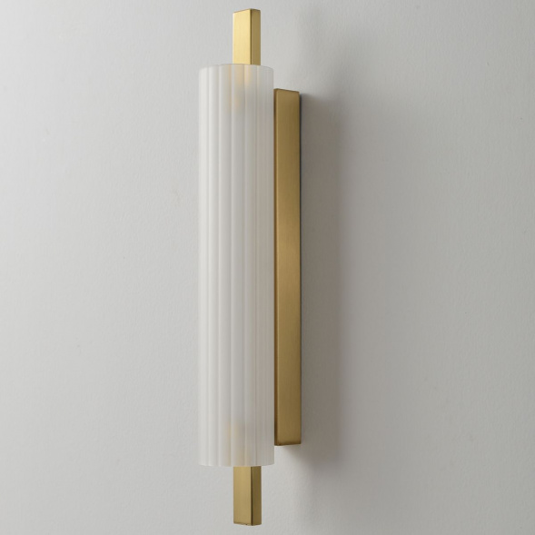 Настенный светодиодный светильник Crystal Lux Tunnel AP10 Led Brass