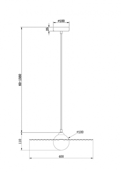 Подвесной светильник Freya Jovian FR5390PL-01W