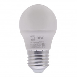Лампа светодиодная ЭРА E27 6W 4000K матовая LED P45-6W-840-E27 R Б0049644