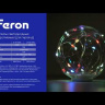 Лампа светодиодная Feron E27 3W RGB прозрачная LB-381 41676