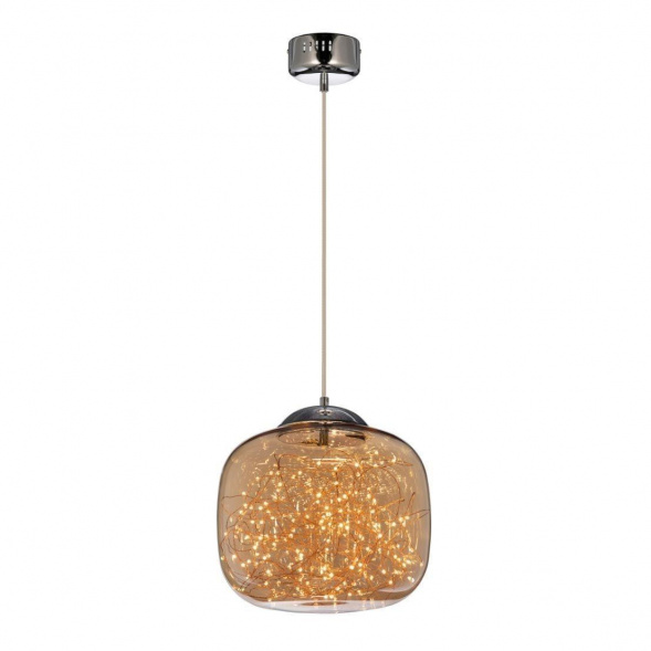 Подвесной светодиодный светильник Lumina Deco Daisy LDP 6823-300 CHR+AMB