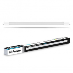 Лампа светодиодная Feron G13 10W 6400K Трубчатая Матовая LB-213 25499
