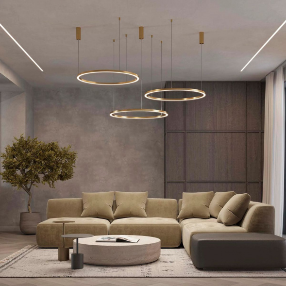 Подвесной светодиодный светильник Arlight SP-Congo-Can-1-R600-36W Warm3000 046244