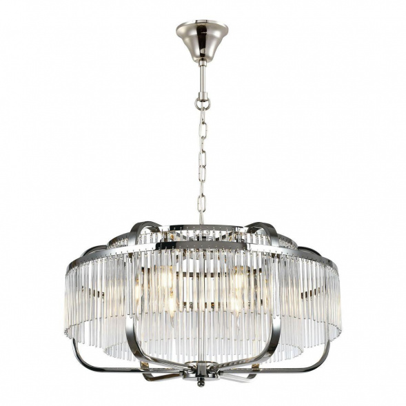Подвесная люстра iLamp Qeens P9574-6 CR+CL