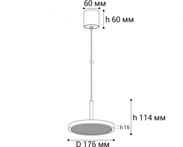 Подвесной светодиодный светильник Italline IT08-8022 white 3000K
