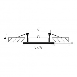 Встраиваемый светильник Lightstar Lega16 011945