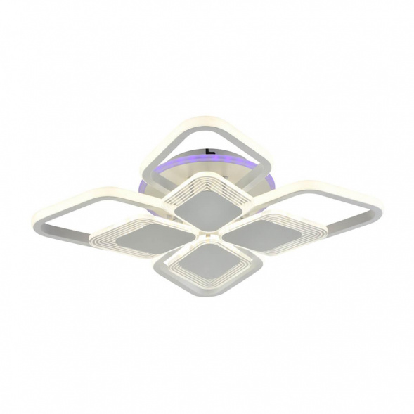 Потолочная светодиодная люстра Profit Light 5893/4+4B WHT