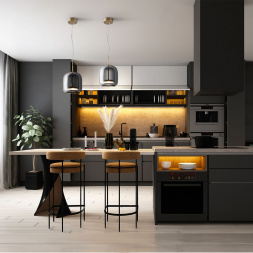 Подвесной светодиодный светильник Maytoni Madmen MOD128PL-L6SG