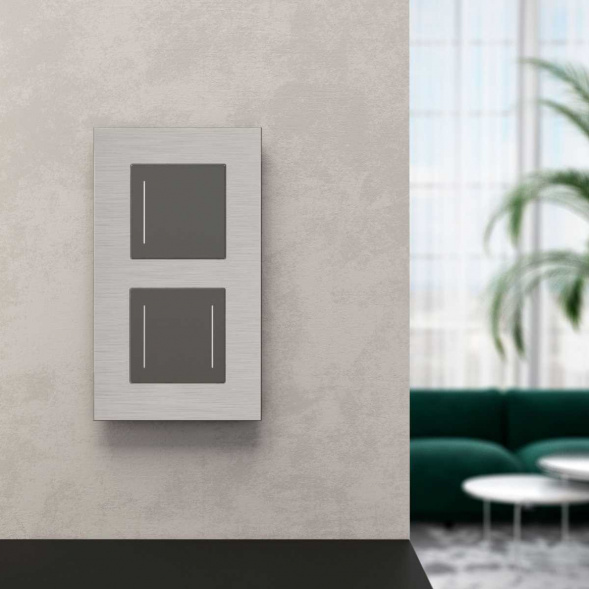 Рамка Werkel AluMax на 2 поста алюминий W0023506 4690389204036