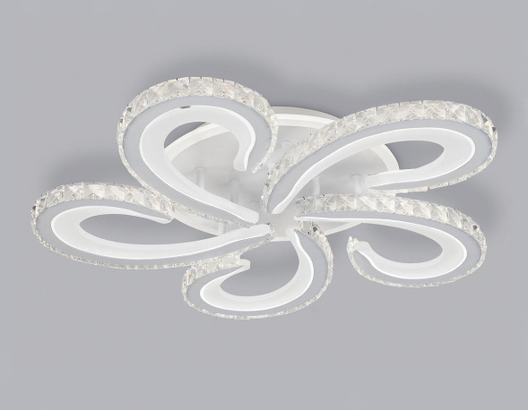 Потолочная светодиодная люстра Ambrella light Acrylica Ice FA1703