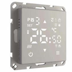 Терморегулятор умный сенсорный для теплого пола Werkel W1151217 дымчатый 4690389201165