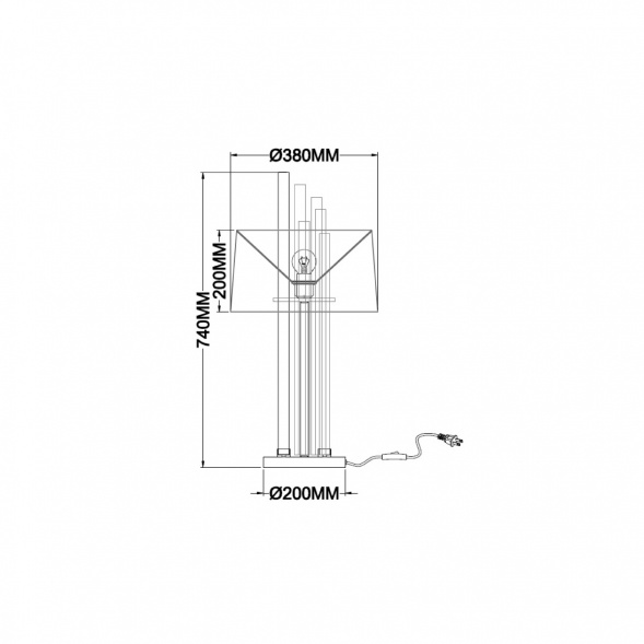 Настольная лампа Vele Luce Notte VL1314N01
