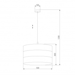 Подвесной светильник TK Lighting 3222 Tago White