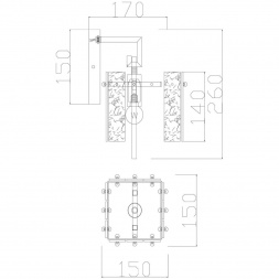 Бра Freya Basilica FR5166WL-01BS
