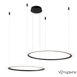 Подвесной светодиодный светильник Crystal Lux Manzana SP53W Led Black