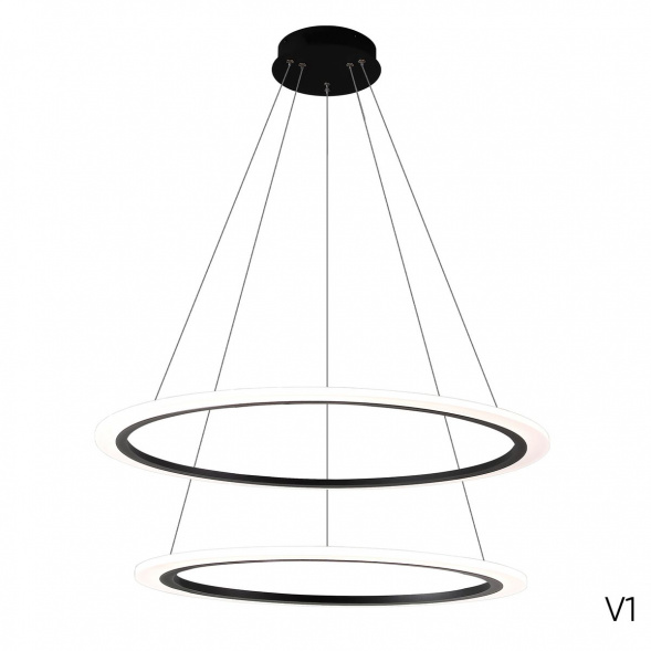 Подвесной светодиодный светильник Crystal Lux Manzana SP53W Led  Black