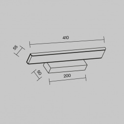 Подсветка для зеркал Maytoni Gleam MIR005WL-L16W