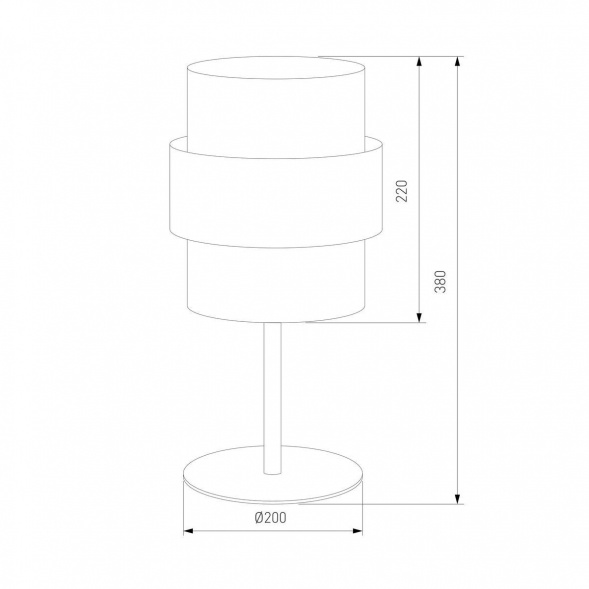 Настольная лампа TK Lighting 5404 Calisto
