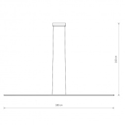 Подвесной светодиодный светильник Nowodvorski Bar Led L 10365