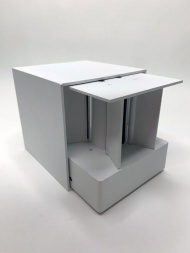 Уличный настенный светодиодный светильник Elvan BR-310-6W-WW-Wh