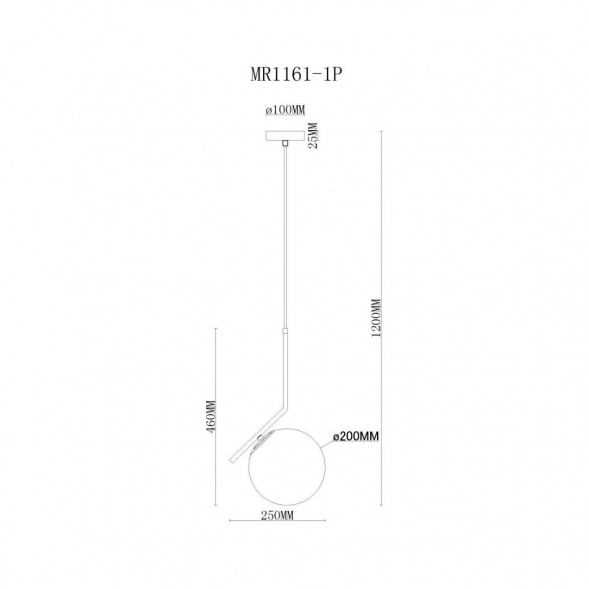 Подвесной светильник MyFar Pierre MR1161-1P