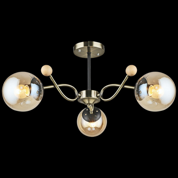 Потолочный светильник Reluce 02021-0.3-03 AB+BK