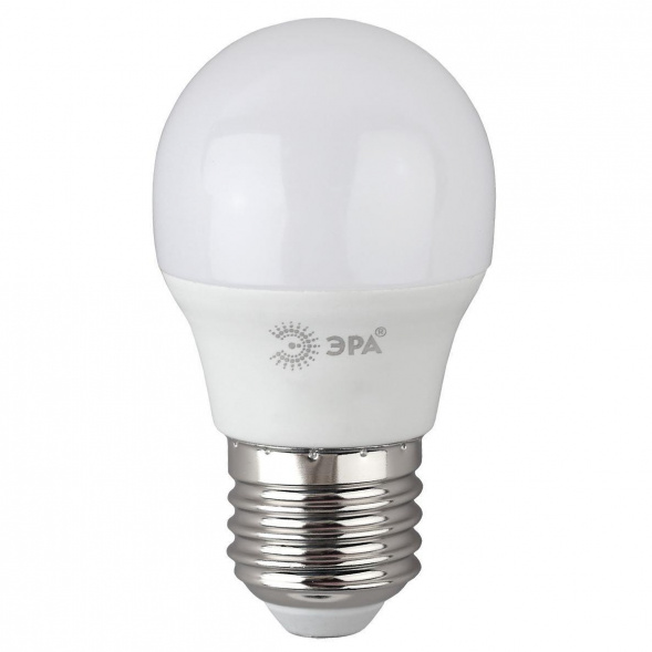 Лампа светодиодная ЭРА E27 8W 2700K матовая LED P45-8W-827-E27 R Б0053028