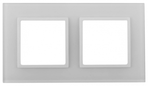 Рамка 2-постовая ЭРА Elegance 14-5102-01 Б0034488