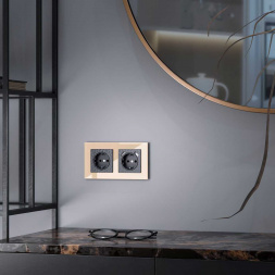 Рамка на 2 поста Werkel Favorit шампань W0021111 4690389159596