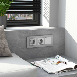 Рамка Werkel AluMax на 3 поста алюминий W0033506 4690389204067