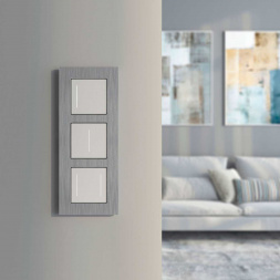 Рамка Werkel AluMax на 3 поста алюминий W0033506 4690389204067