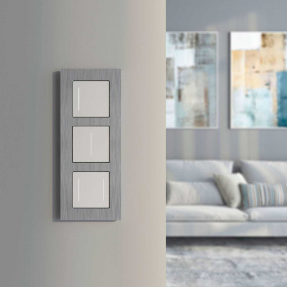 Рамка Werkel AluMax на 3 поста алюминий W0033506 4690389204067