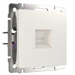 Розетка Werkel Ethernet RJ-45 перламутровый рифленый W1181013 4690389172717