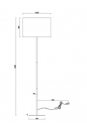 Торшер Moderli Gingko V11007-F