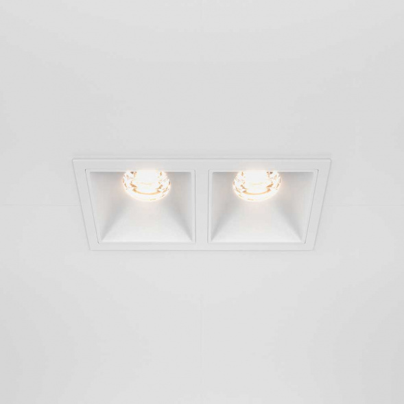 Встраиваемый светильник Maytoni Alfa LED DL043-02-10W3K-SQ-W