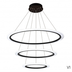 Подвесной светодиодный светильник Crystal Lux Manzana SP67W Led  Black