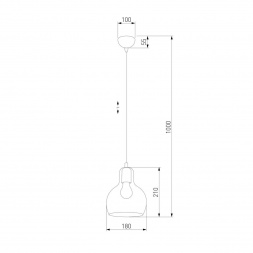 Подвесной светильник TK Lighting 601 Mango 1