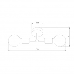 Потолочная люстра TK Lighting 1902 Retro