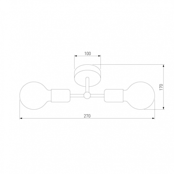 Потолочная люстра TK Lighting 1902 Retro