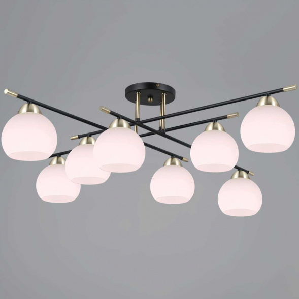 Потолочный светильник ILLUMICO IL0446-8CSQ-24 BK AB LIBRA