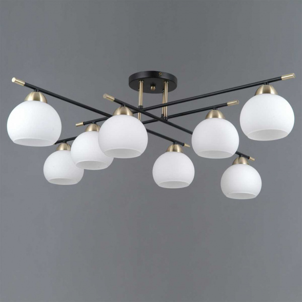 Потолочный светильник ILLUMICO IL0446-8CSQ-24 BK AB LIBRA