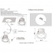Встраиваемый светодиодный светильник Crystal Lux CLT 005C108 WH