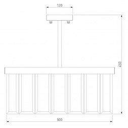 Потолочная люстра Bogates Eclipse 357/5 Smart