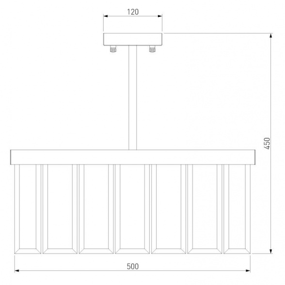 Потолочная люстра Bogates Eclipse 357/5 Smart